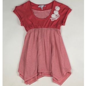 Speechless Coral Striped Top